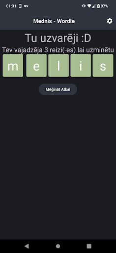 M-Wordle - Latviskais Lingo Screen 2