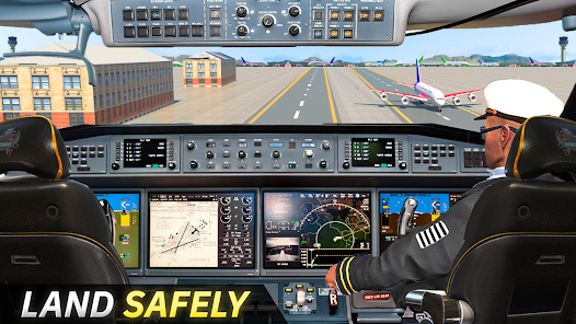 Captura 12 ciudad vuelo piloto juego 3d android