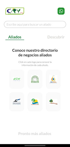 Android application Peña Verde screenshort