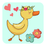 Cute Duck stickers for WhatsApp WAStickerApps