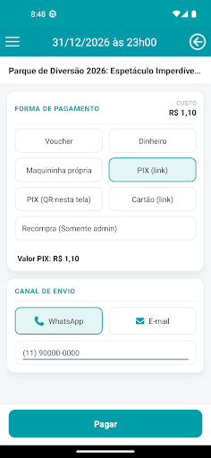 Organizador Bilheteria Express screenshot 8