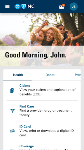 Screenshot of Blue Connect Mobile NC