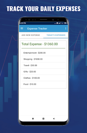 Expense Tracker and Manager Screen 2