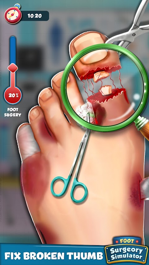 Foot Surgery: Hospital Gamesのおすすめ画像2