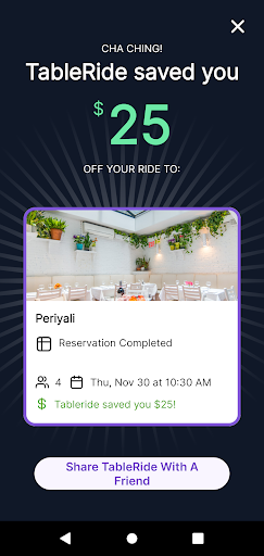 TableRide Screen 3