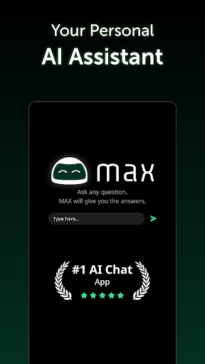 Android application MAX - AI Chatbot Assistant screenshort