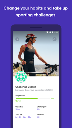 Screenshot of United Heroes: Wellness app