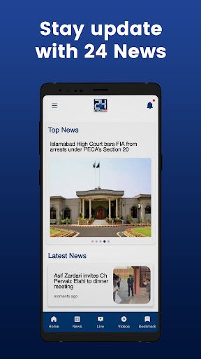 Android application 24 News HD Channel screenshort