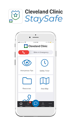 Android application Cleveland Clinic StaySafe screenshort