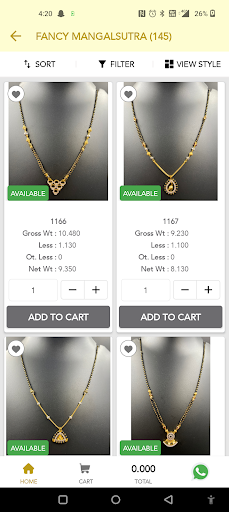 Gandhi Jewellers Screen 2