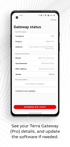 ABB e-Mobility Gateway Config Screen 3