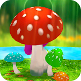 Mushrooms 3D Live Wallpaper icon