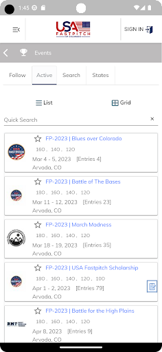 App screenshot