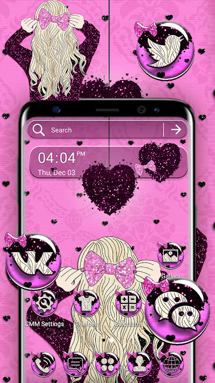 Pink Girly Theme - 2.3 - (Android)