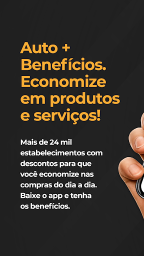 Android application Auto + Benefícios screenshort