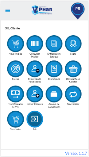 mobileVphar Screen 2
