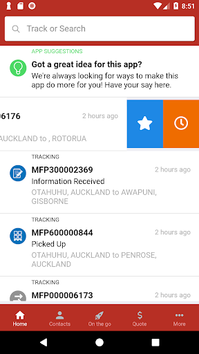 Android application Owens screenshort