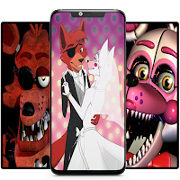 Wallpaper for Foxy and Mangle