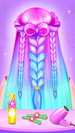 Game screenshot Braided Hair Salon MakeUp Game apk download