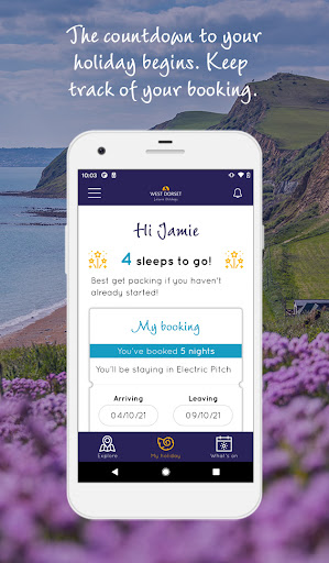 Android application West Dorset Leisure Holidays screenshort