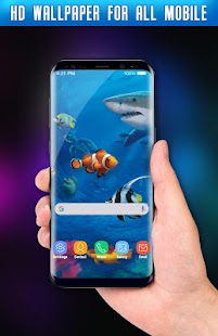 Fish Live Wallpaper Aquarium P لقطة شاشة