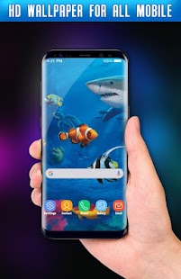 Peixe Live Wallpaper Aquarium P Screenshot