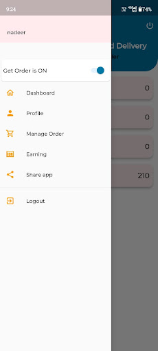 Yummie Food Delivery Screen 2
