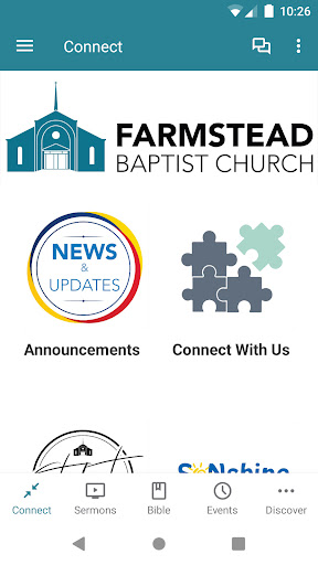 Android application Farmstead Church App screenshort