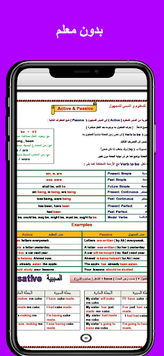 ملخص قواعد اللغة الانجليزية Screen 3