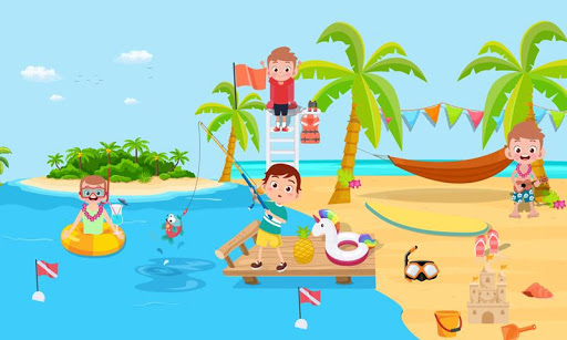 Pretend Play Seaside Party Screen 2