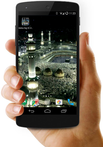Android application Mekka Hajj 3D Video Wallpaper screenshort
