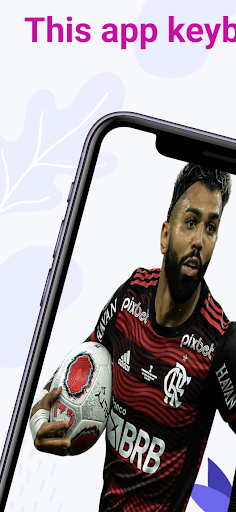 Android application keyboard for flamengo fc fans screenshort