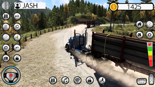 Real Truck Driving Games Sim