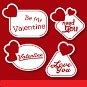 Valentine's Day special sticker LOVE