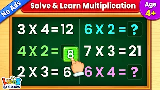 Game screenshot Kids Multiplication Math Games mod apk