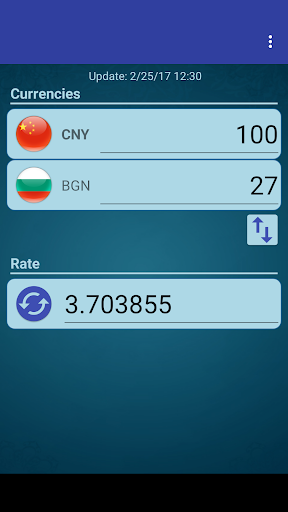 Android application Chinese Yuan x Bulgarian Lev screenshort