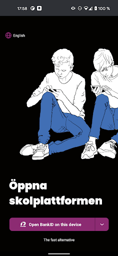 Android application Öppna Skolplattformen screenshort
