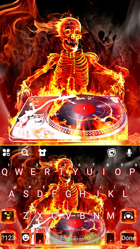 Download Fire Skull DJ Keyboard Background Free for Android - Fire Skull DJ  Keyboard Background APK Download 