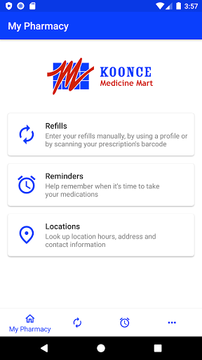Android application Koonce Medicine Mart screenshort