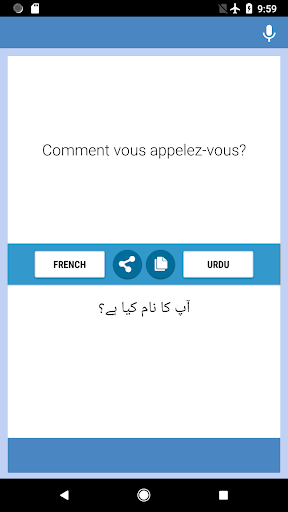 Android application French-Urdu Translator screenshort