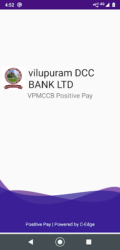 Android application VPMCCB Positive Pay screenshort