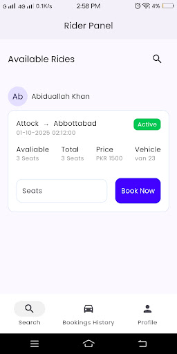 RideLink - ride any where