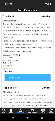 Ovation Dance Academy Screen 3