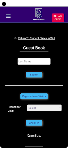 ShieldCampus Visitor Screen 3