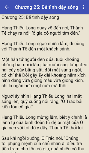 Android application Tam Tan Ky truyen xuyen khong screenshort