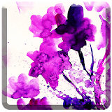 Watercolor Flower Drawing LWP icon