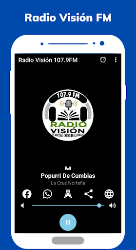 Android application Radio Visión FM screenshort