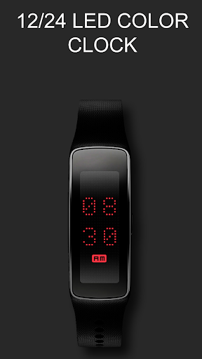 24/12 LED Clock for Gear Fit