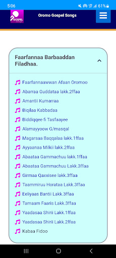 Oromo Gospel Songs Screen 3