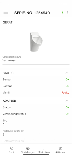LAUFEN SmartControl Screen 2